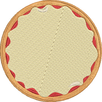 Pizza Party - 10 4x4 Embroidery Design