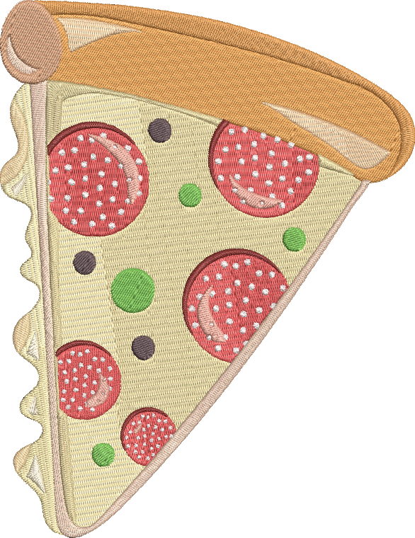 Pizza Party - 14 4x4 Embroidery Design