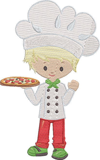 Pizza Party - 15 5x7 Embroidery Design