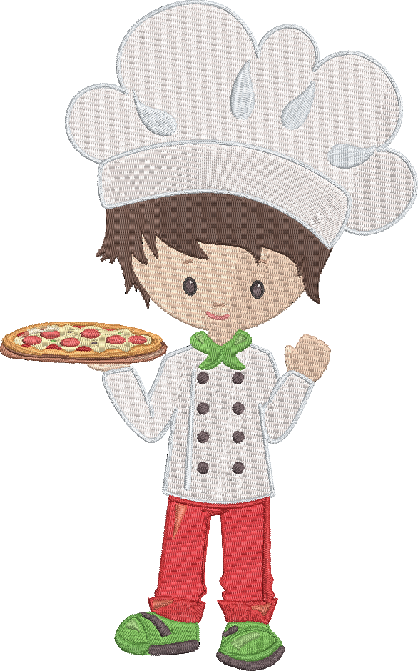 Pizza Party - 17 6x10 Embroidery Design