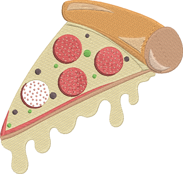 Pizza Party - 21 6x10 Embroidery Design