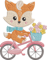 Spring Animals - 1 Embroidery Design