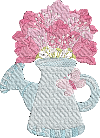 Spring Floral - 5 Embroidery Design