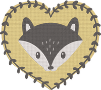 Valentine Nordic Fox MCS 2 Set Embroidery Design