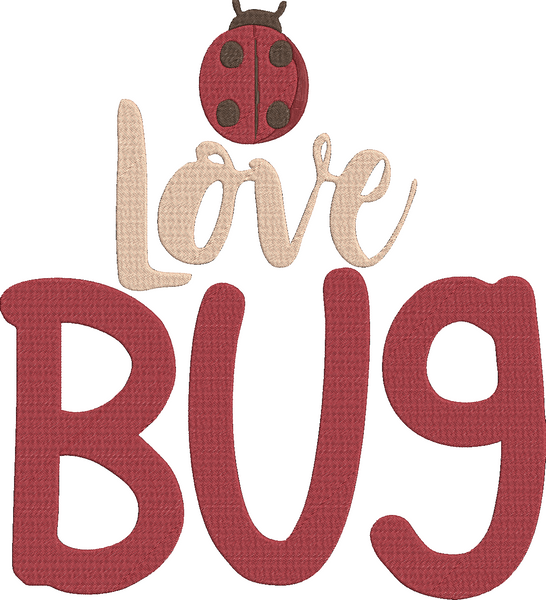 Valentine Word Art TL 1 Set Embroidery Design