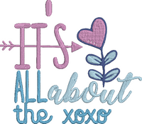 Valentine Word Art TL 26 Set Embroidery Design