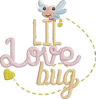 Valentine Word Art TL 40 Set Embroidery Design