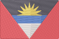 World Flags - antigua-and-barbuda Embroidery Design