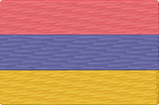 World Flags - armenia Embroidery Design