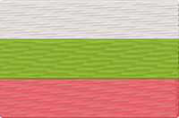 World Flags - bulgaria Embroidery Design