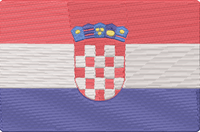 World Flags - croatia Embroidery Design
