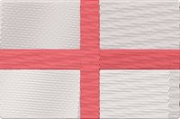 World Flags - england Embroidery Design