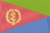World Flags - eritrea Embroidery Design