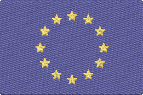 World Flags - european-union Embroidery Design