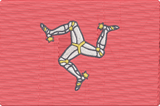 World Flags - isle-of-man Embroidery Design