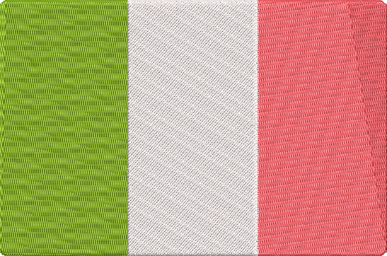World Flags - italy Embroidery Design