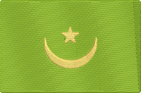 World Flags - mauritania Embroidery Design