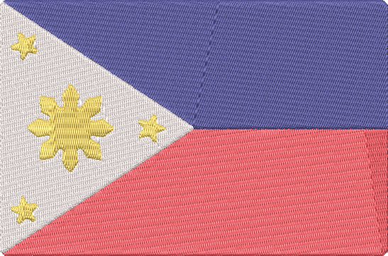 World Flags - philippines Embroidery Design