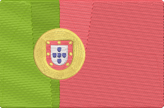 World Flags - portugal Embroidery Design
