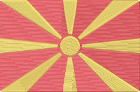 World Flags - republic-of-macedonia Embroidery Design