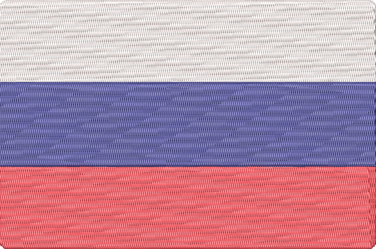 World Flags - russia Embroidery Design