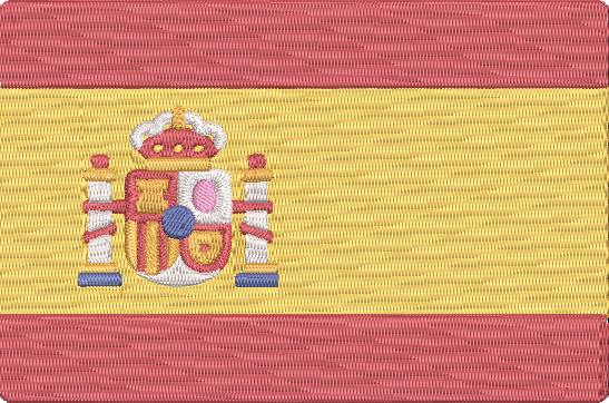 World Flags - spain Embroidery Design