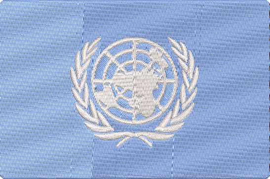 World Flags - united-nations Embroidery Design